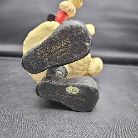 Disney Poliwoggs 9" Santa Mickey Vintage Holiday Sculpture Figurine - Picture 6 of 7